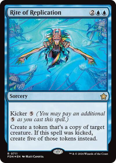 Rite of Replication (Foundations) Light Play Foil