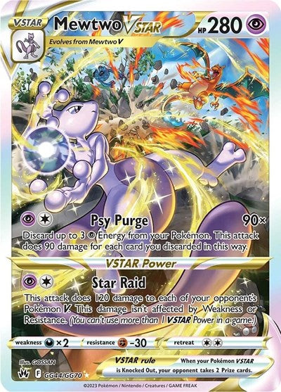 Mewtwo VSTAR (Crown Zenith: Galarian Gallery) Light Play Holofoil