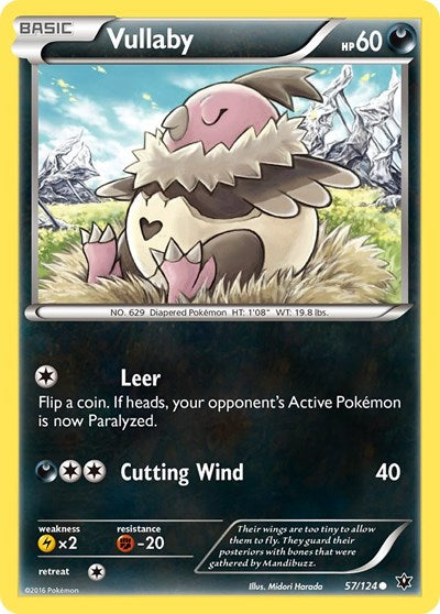 Vullaby (XY - Fates Collide) Light Play Reverse Holofoil