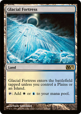 Glacial Fortress (Magic 2013 Core Set) Light Play Foil