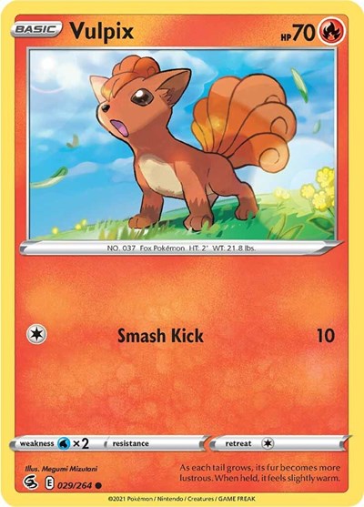 Vulpix (29) (SWSH08: Fusion Strike) Light Play