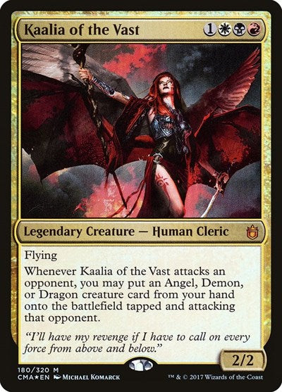 Kaalia of the Vast (Commander Anthology) Light Play Foil