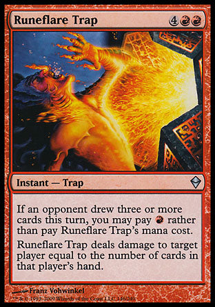 Runeflare Trap (Zendikar) Light Play Foil