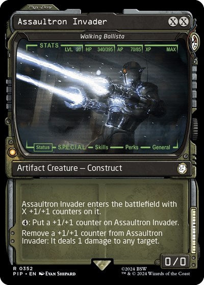 Assaultron Invader - Walking Ballista (Showcase) (Universes Beyond: Fallout) Light Play