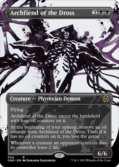 Archfiend of the Dross (Showcase) (Phyrexia: All Will Be One) Light Play Foil