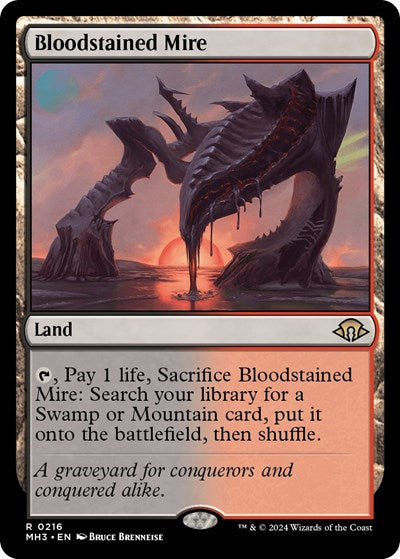 Bloodstained Mire (Modern Horizons 3) Light Play