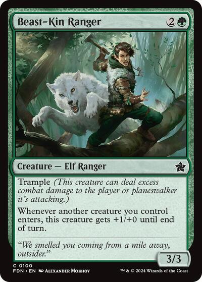 Beast-Kin Ranger (Foundations) Near Mint Foil