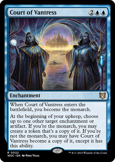 Court of Vantress (Commander: Wilds of Eldraine) Light Play