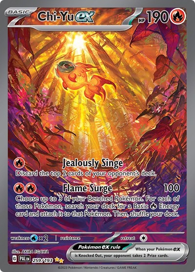 Chi-Yu ex - 259 (SV02: Paldea Evolved) Light Play Holofoil