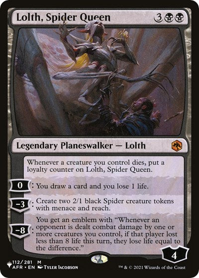 Lolth, Spider Queen (The List) Light Play