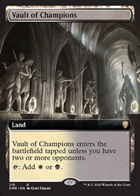 Vault of Champions (Extended Art) (Commander Legends) Light Play Foil