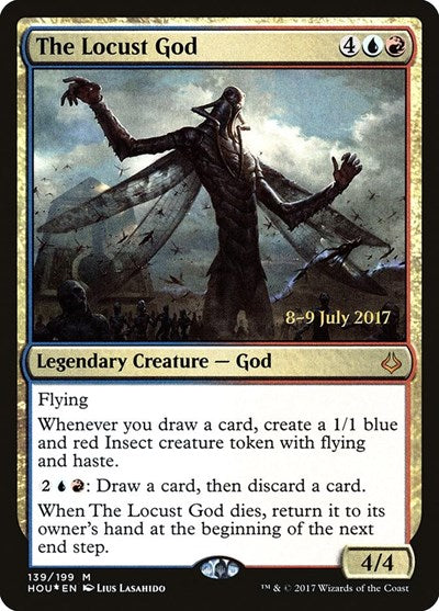 The Locust God (Promos: Prerelease Cards) Light Play Foil