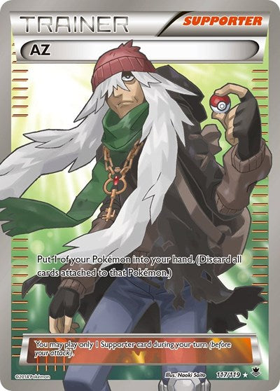 AZ (117 Full Art) (XY - Phantom Forces) Light Play Holofoil