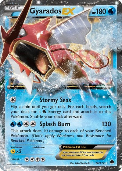 Gyarados EX (XY - BREAKpoint) Light Play Holofoil