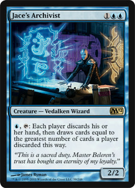 Jace's Archivist (Magic 2012 Core Set) Light Play