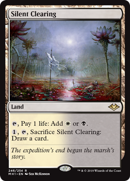 Silent Clearing (Modern Horizons) Light Play Foil