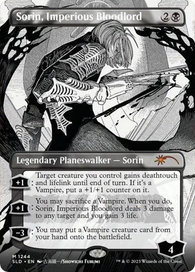 Sorin, Imperious Bloodlord (Borderless) (Secret Lair) Light Play Foil