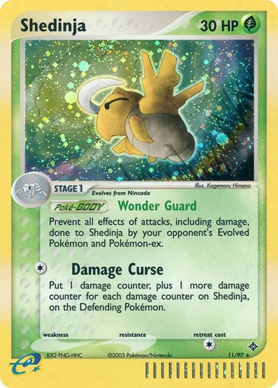 Shedinja (Dragon) Light Play Holofoil