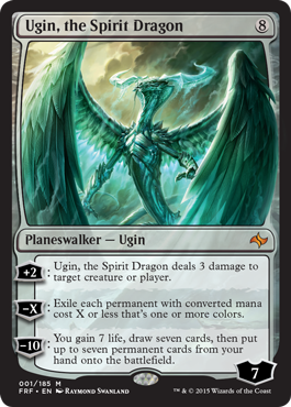 Ugin, the Spirit Dragon (Fate Reforged) Light Play Foil