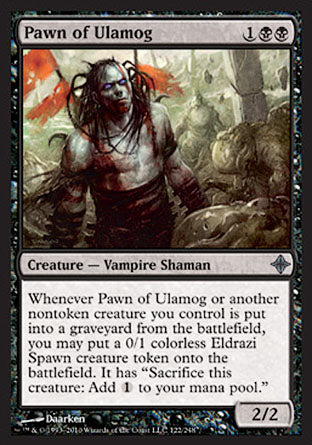 Pawn of Ulamog (Rise of the Eldrazi) Light Play Foil