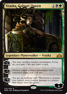 Vraska, Golgari Queen (Guilds of Ravnica) Light Play Foil