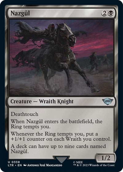 Nazgul (0338) (Universes Beyond: The Lord of the Rings: Tales of Middle-earth) Light Play Foil