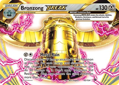 Bronzong BREAK (XY - Fates Collide) Medium Play Holofoil