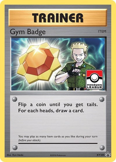 Gym Badge (Lt. Surge) (XY Promos) Light Play Holofoil