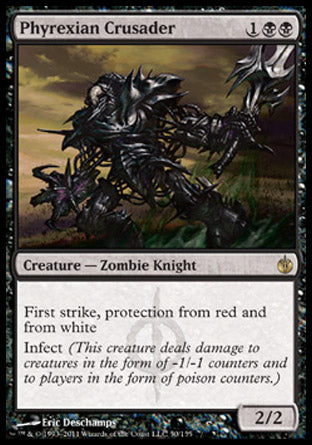 Phyrexian Crusader (Mirrodin Besieged) Light Play