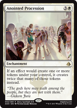 Anointed Procession (Amonkhet) Light Play