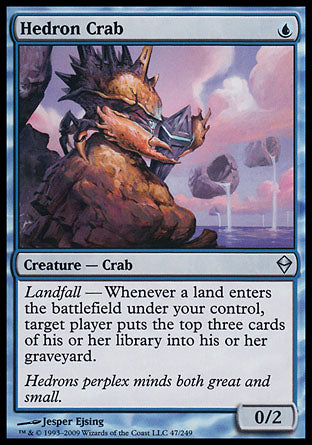 Hedron Crab (Zendikar) Light Play