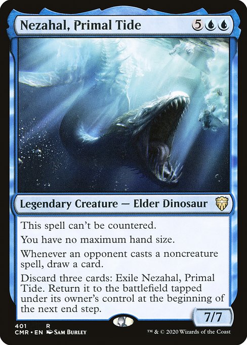 Nezahal, Primal Tide (Commander Legends) Light Play