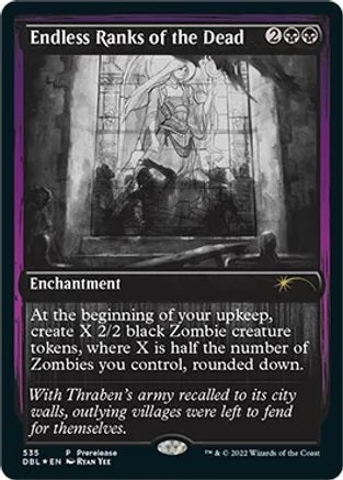 Endless Ranks of the Dead (Promos: Prerelease Cards) Light Play Foil