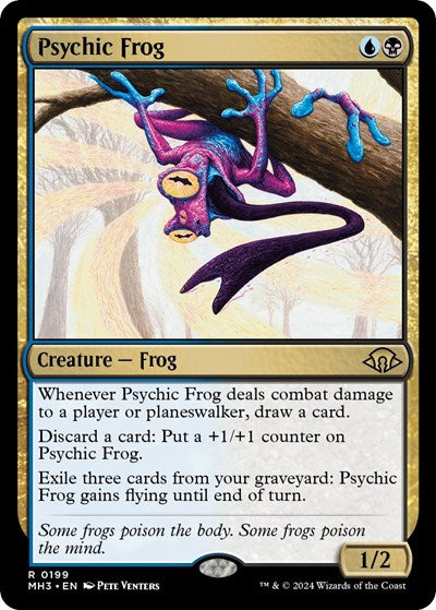 Psychic Frog (Modern Horizons 3) Light Play