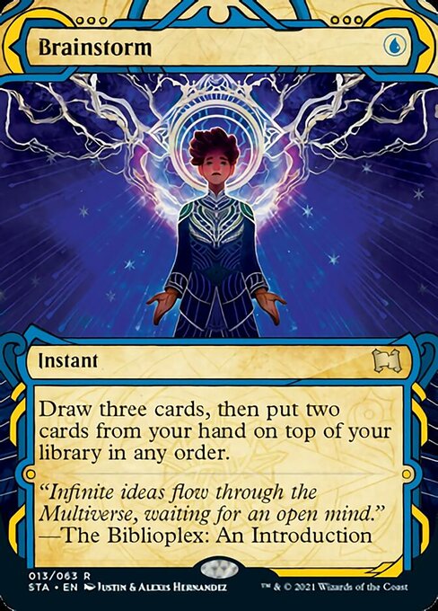 Brainstorm (Strixhaven Mystical Archive) Light Play Foil