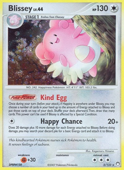 Blissey (Mysterious Treasures) Medium Play Holofoil