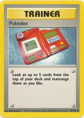 Pokedex (Base Set) Light Play