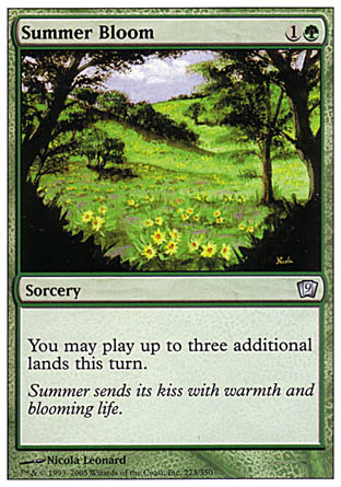 Summer Bloom (9th Edition) Light Play Foil