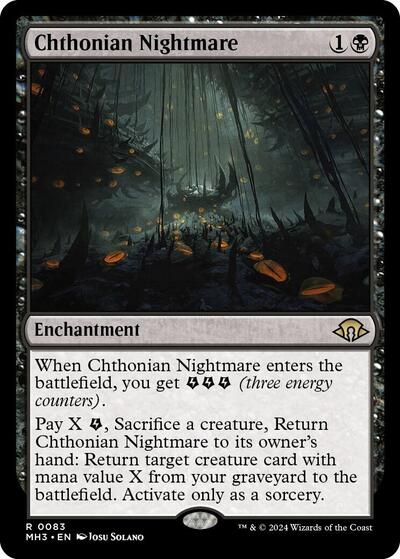 Chthonian Nightmare (Modern Horizons 3) Light Play