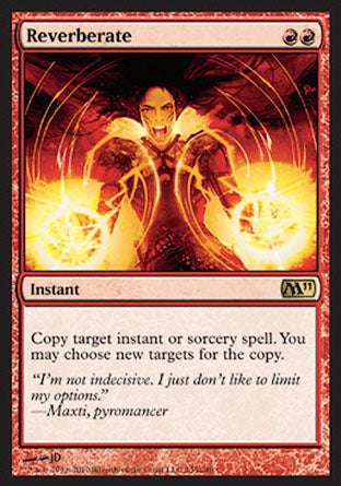 Reverberate (Magic 2011 Core Set) Light Play Foil