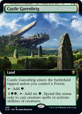 Castle Garenbrig (Extended Art) (Throne of Eldraine) Light Play