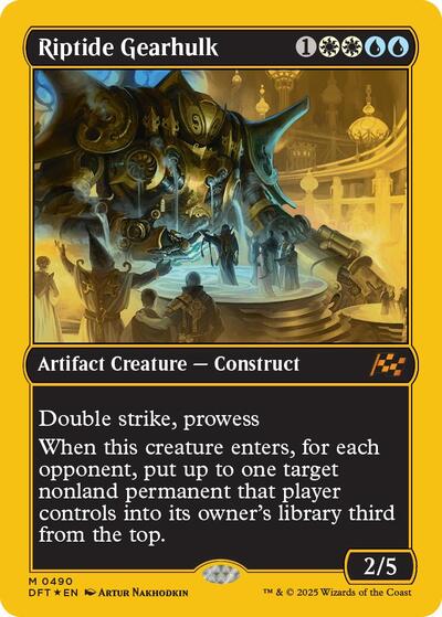 Riptide Gearhulk (First-Place Foil) (Aetherdrift) Light Play Foil