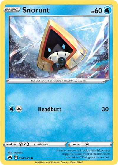 Snorunt (Crown Zenith) Light Play