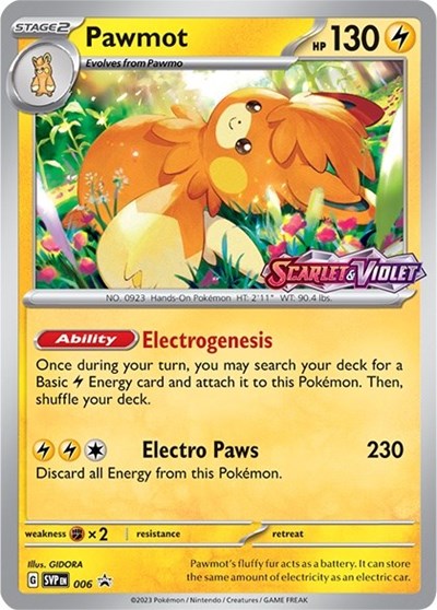 Pawmot - 006 (SV: Scarlet & Violet Promo Cards) Light Play Holofoil