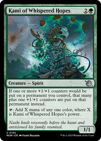 Kami of Whispered Hopes (March of the Machine) Light Play Foil