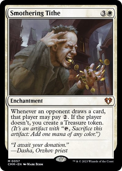 Smothering Tithe (Commander Masters) Light Play