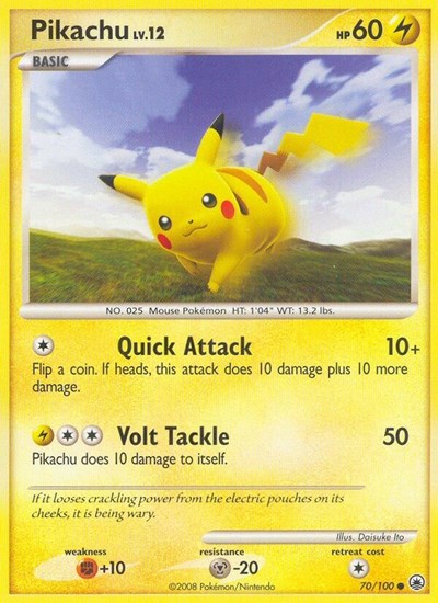 Pikachu (Majestic Dawn) Light Play