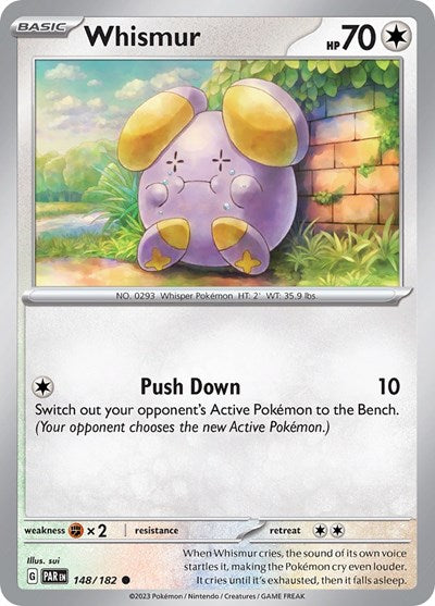 Whismur (Scarlet and Violet: Paradox Rift) Light Play Reverse Holofoil