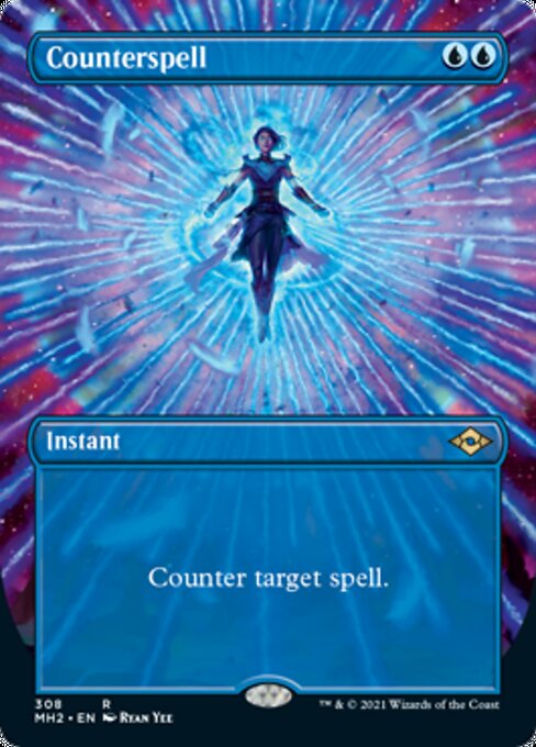 Counterspell (Borderless) (Modern Horizons 2) Light Play