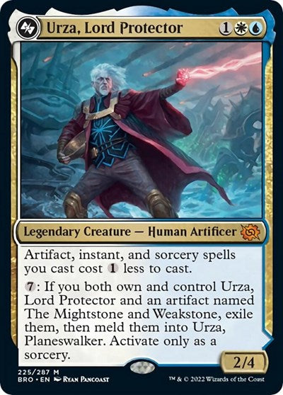 Urza, Lord Protector (The Brothers' War) Light Play